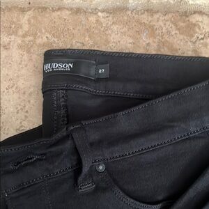 Hudson Jeans Black Bike Shorts